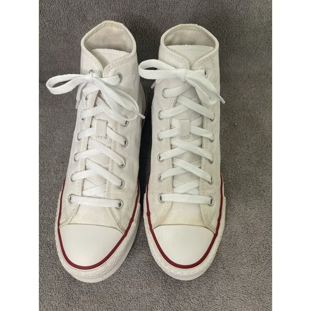 Converse Chuck Taylor All Star Classic White Hi Top Chunky Platform Womens Sz 6